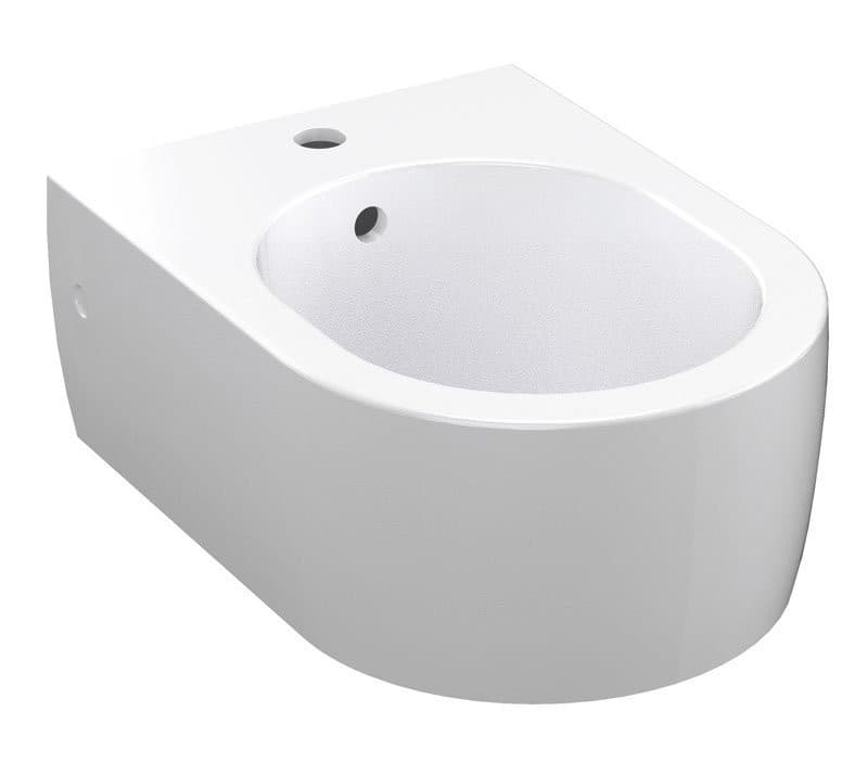 FLO bidet wiszący 36,5x50cm, klasyczny, biały