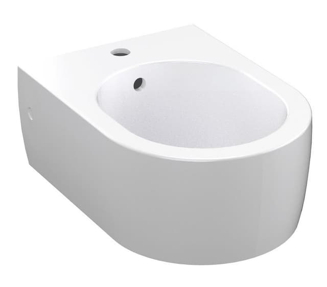 FLO bidet wiszący 36,5x50cm, klasyczny, biały
