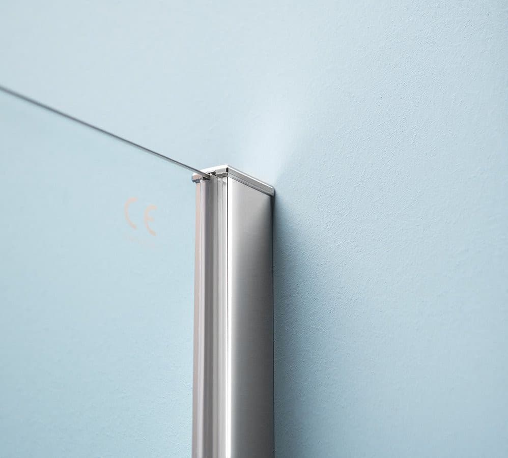 EASY ścianka boczna prysznicowa 900mm, szkło czyste