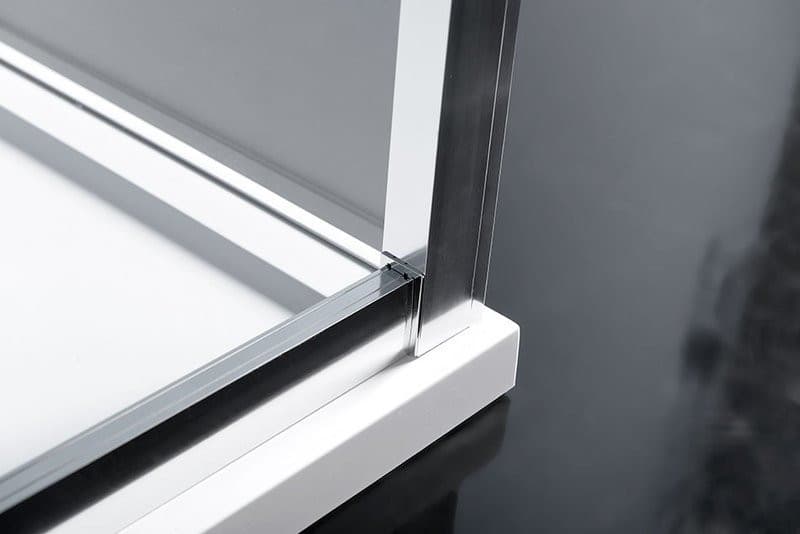 EASY ścianka boczna prysznicowa 900mm, szkło czyste