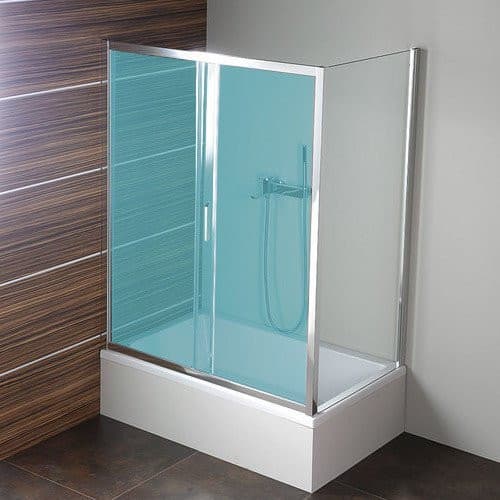DEEP ścianka boczna 900x1500 mm, szkło czyste