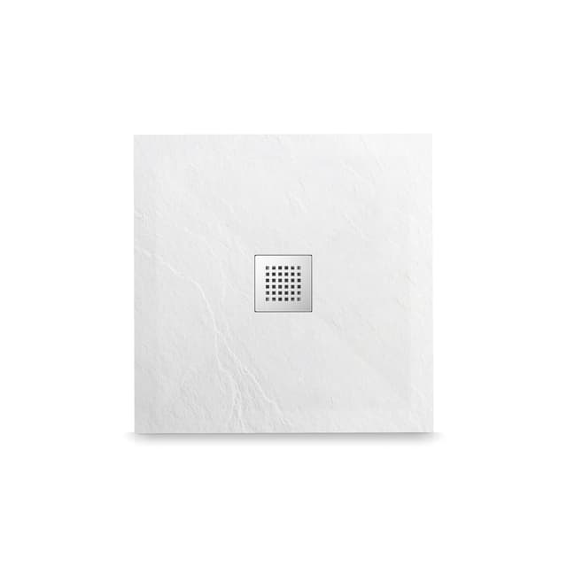 Stone Tray - Brodzik kompozytowy "F" Biały 90x90x2,5