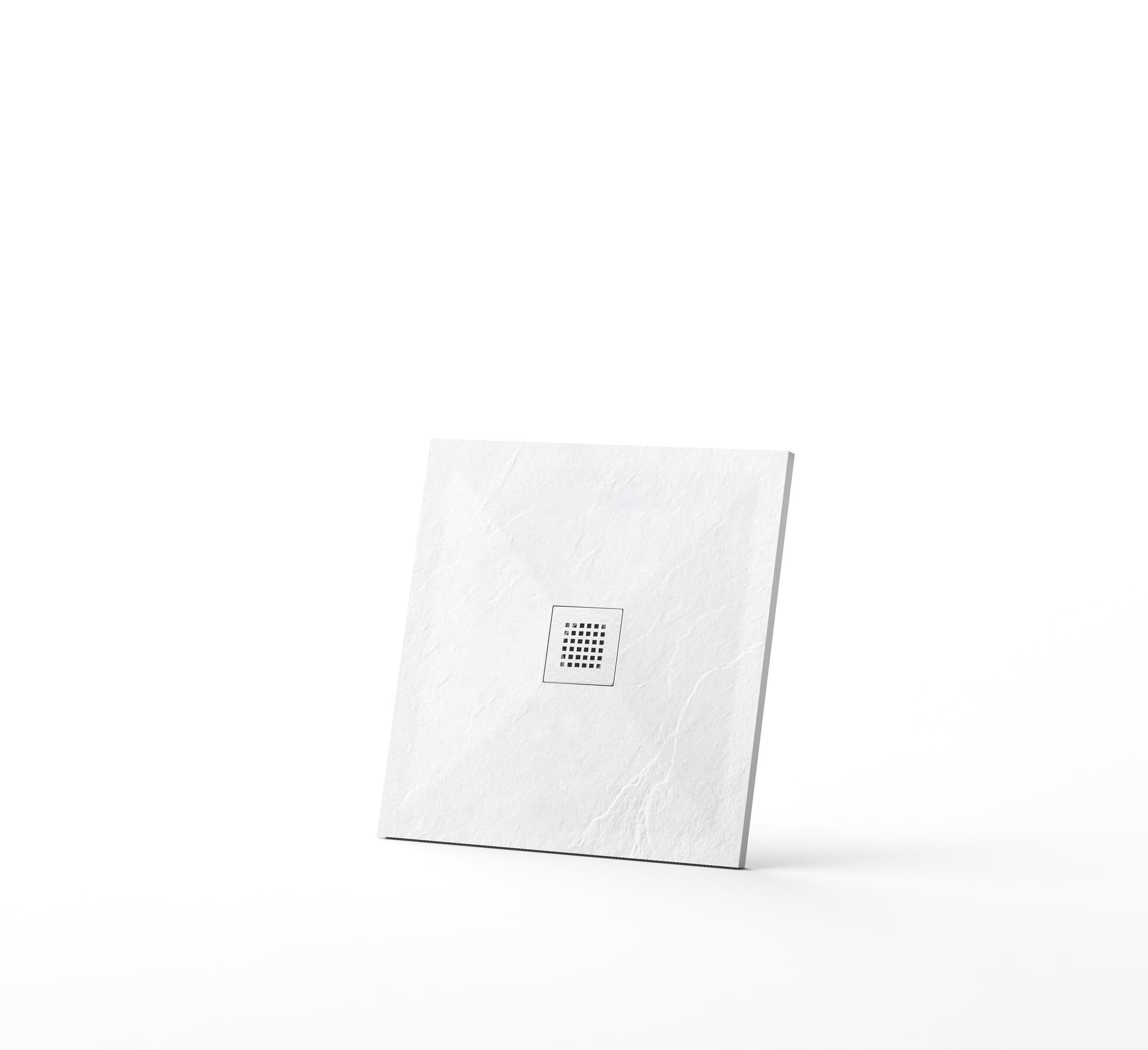 Stone Tray - Brodzik kompozytowy "F" Biały 90x90x2,5