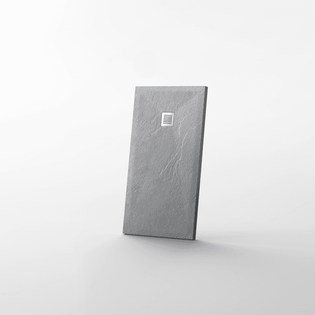 Stone Tray - Brodzik kompozytowy "F" Jasnoszary 90X100x2,5