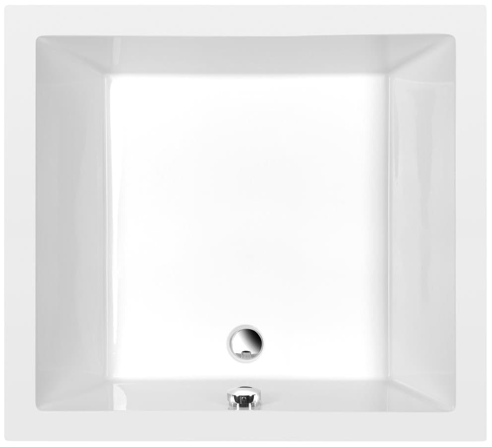 DEEP brodzik prysznicowy akrylowy z stelażem, 100x90x26 cm, biały