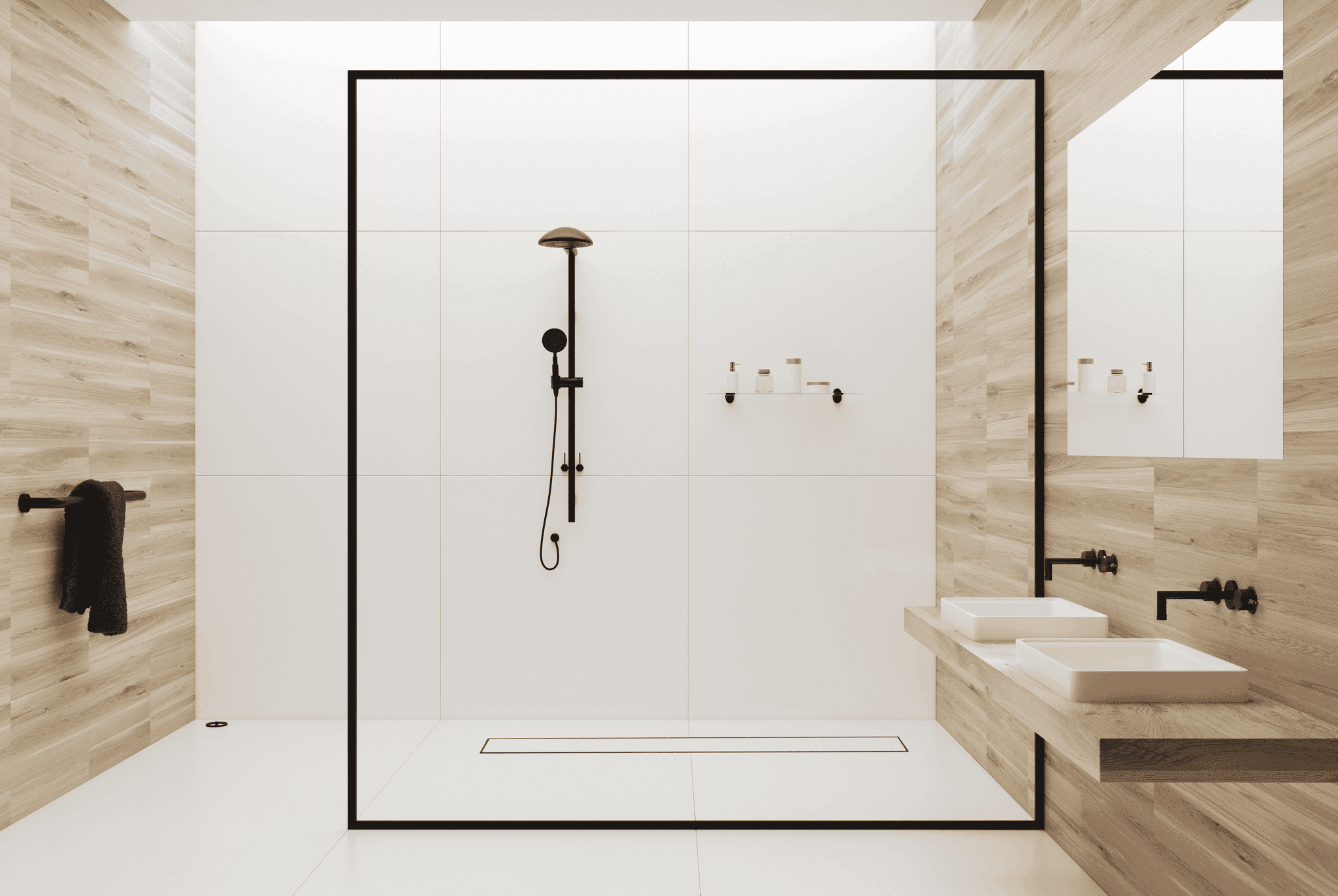 Duplex Next 2w1 Odpływ liniowy 130 cm dwustronny chrom