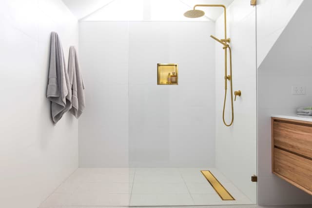 Duplex Next 2w1 Odpływ liniowy 70 cm dwustronny złoty