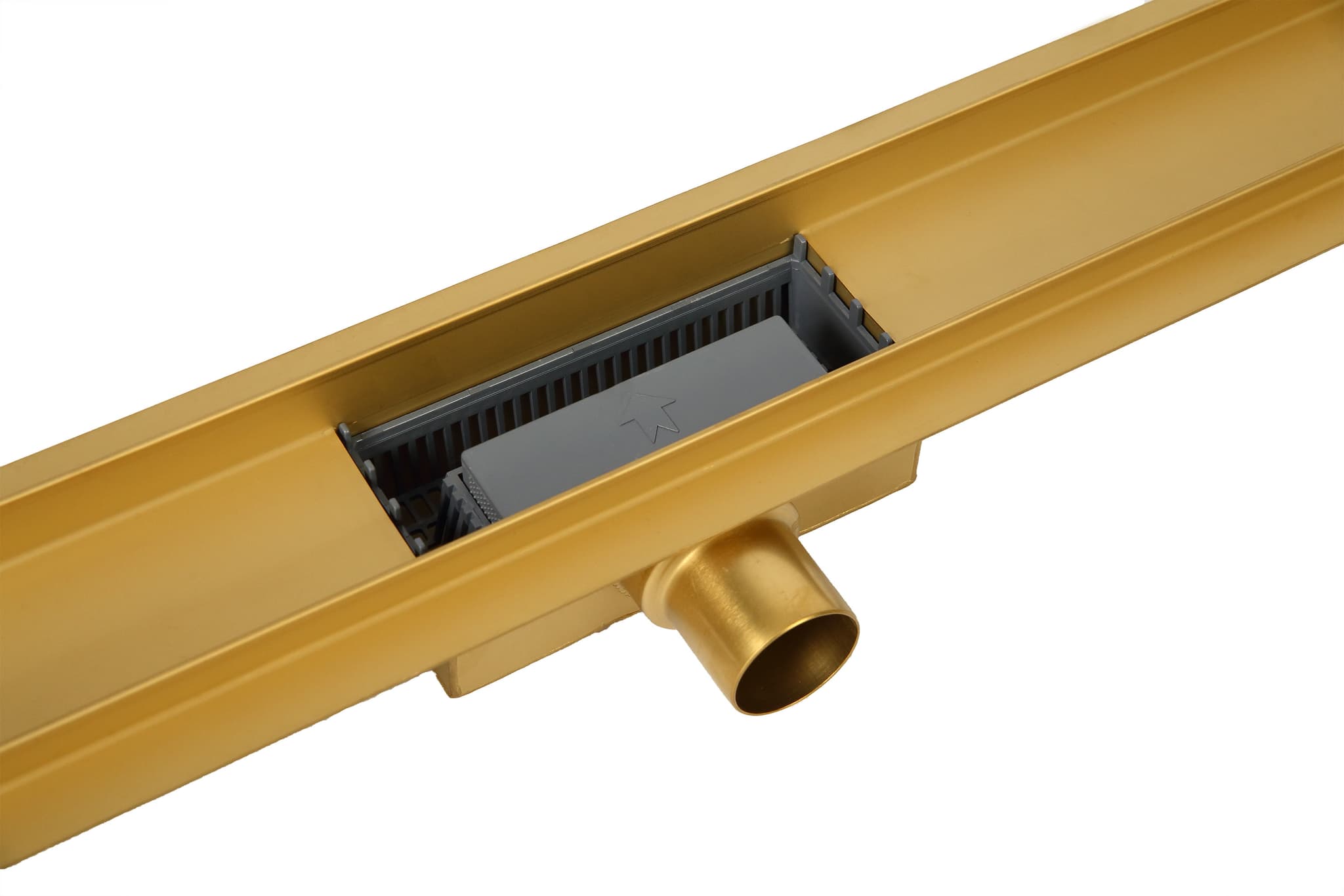 Duplex Next 2w1 Odpływ liniowy 80 cm dwustronny złoty