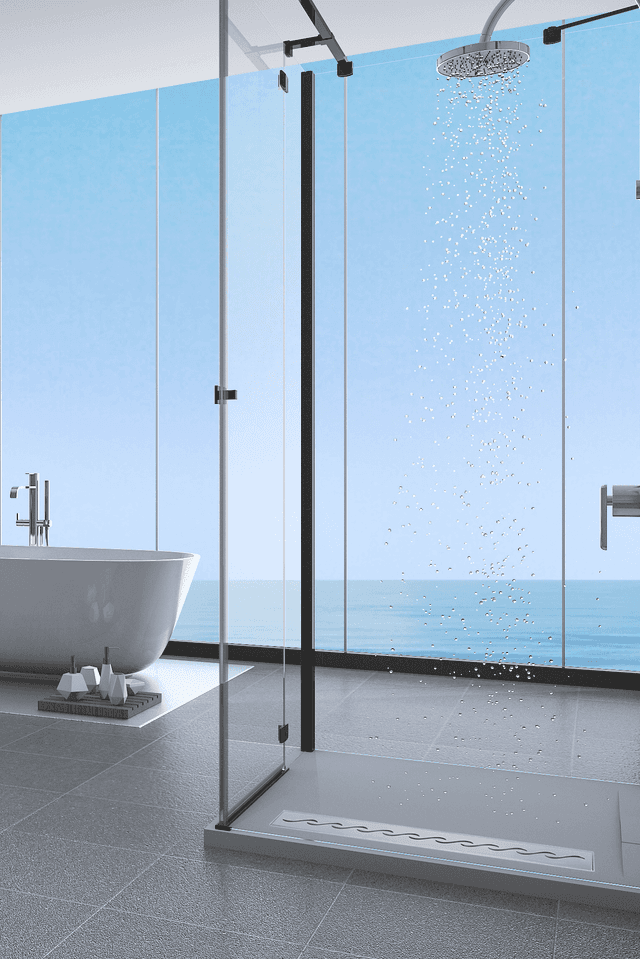 Decor Next Wave Odpływ liniowy 90 cm dekoracyjny chrom