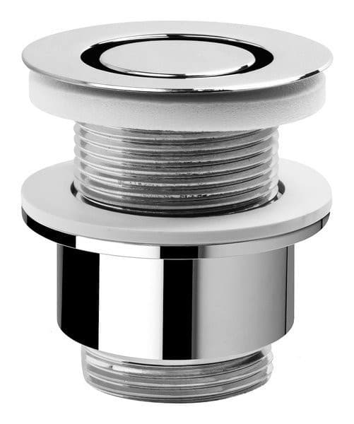 Korek umywalkowy 5/4", niezamykany grzybek, chromowany, 30-45 mm