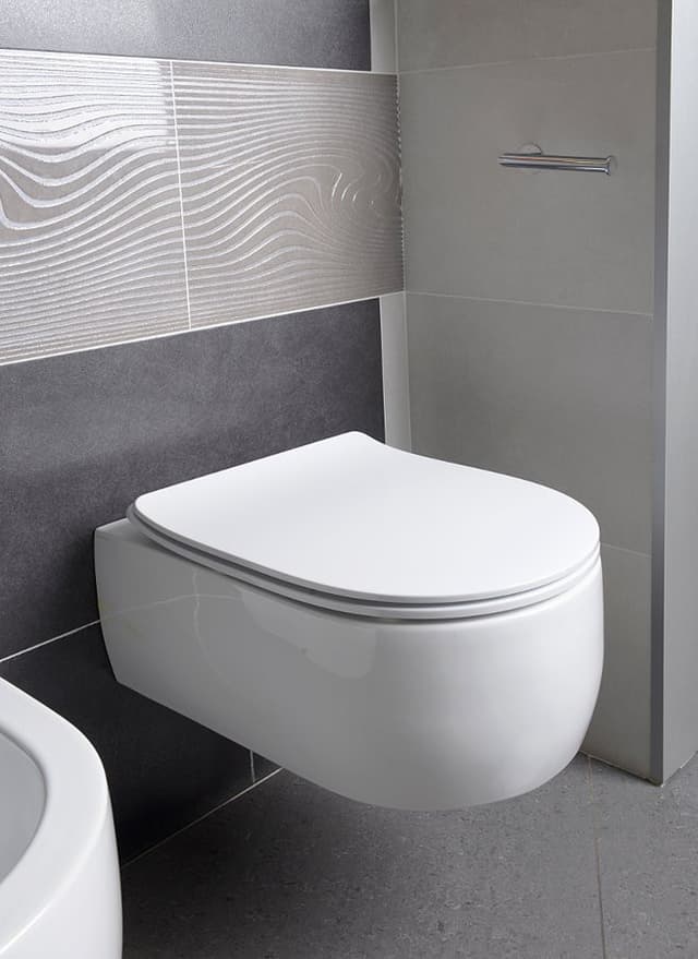 FLO deska WC, SLIM, Soft Close, biała