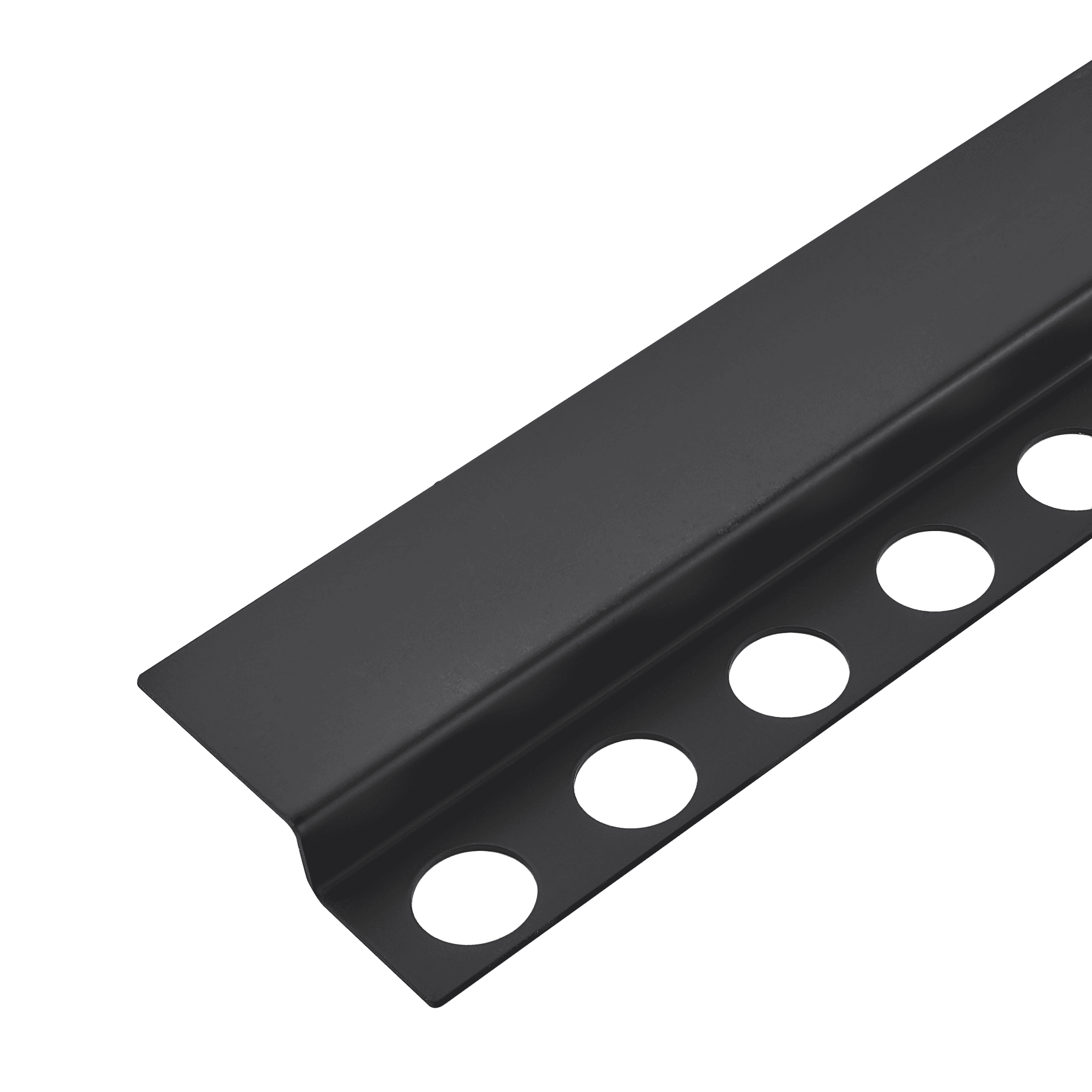 Listwa spadkowa podłogowa czołowa 130 cm czarna