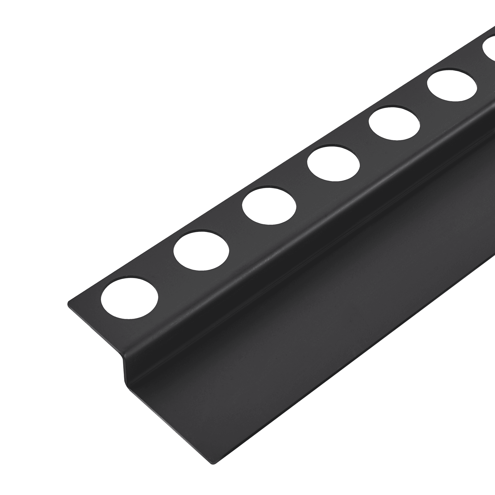 Listwa spadkowa podłogowa czołowa 130 cm czarna