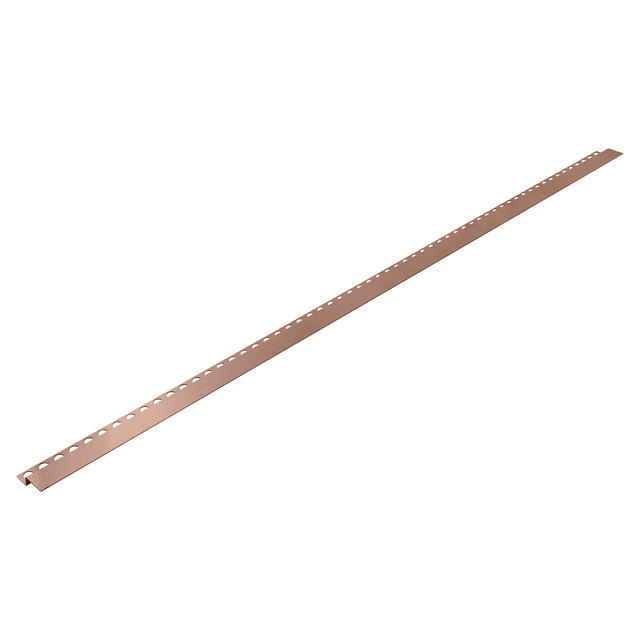 Listwa spadkowa podłogowa czołowa 130 cm miedziana