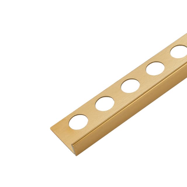 Listwa spadkowa podłogowa lewa 120 cm złota