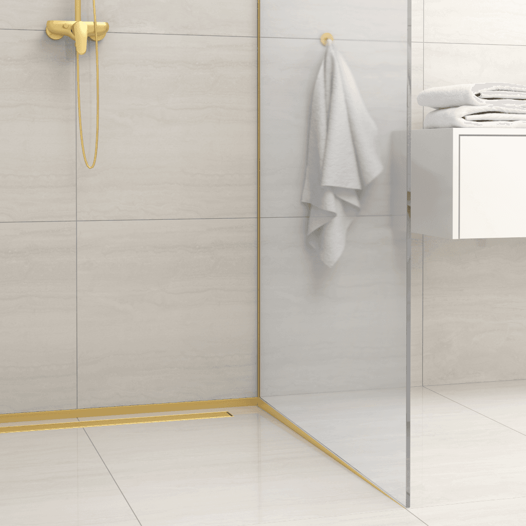 Listwa spadkowa podłogowa prawa 120 cm złota