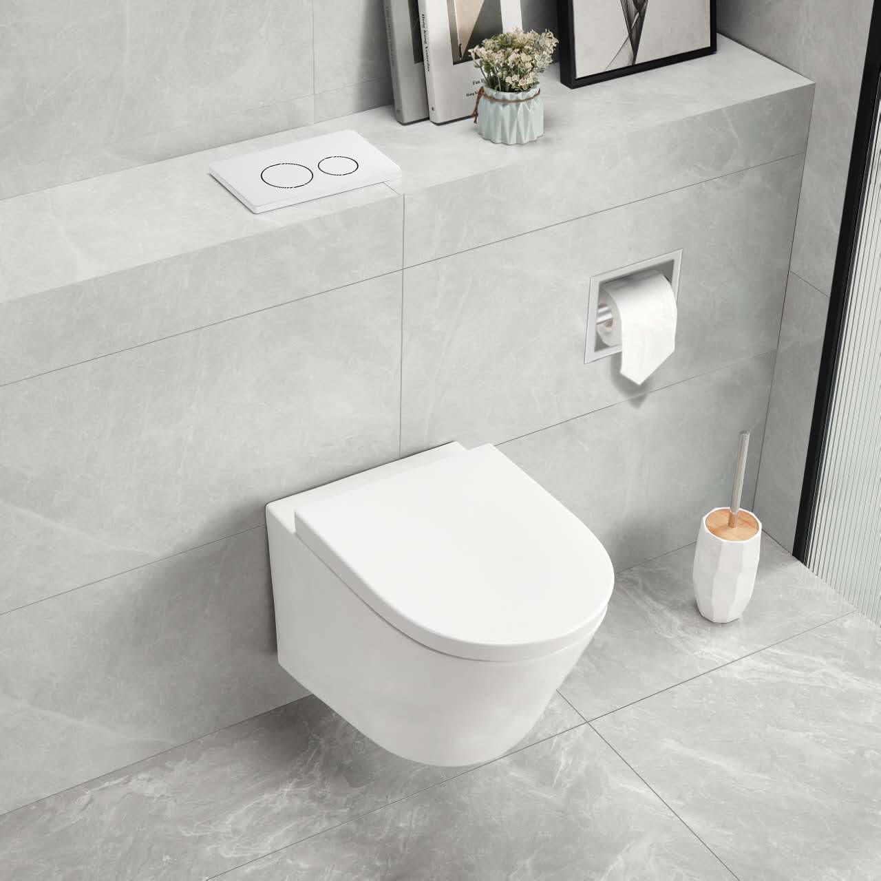 Przycisk spłukujący do WC OXO biały