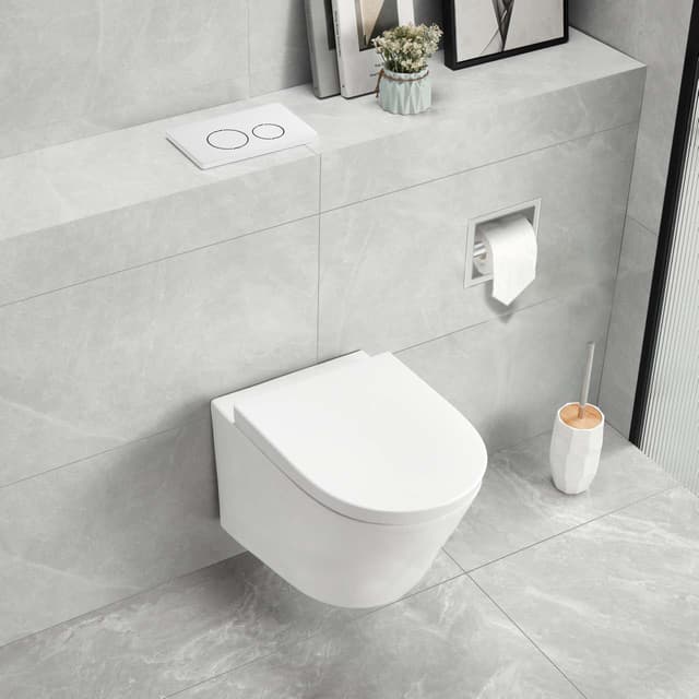 Przycisk spłukujący do WC OXO biały