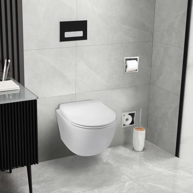 Przycisk spłukujący do WC IXO czarny