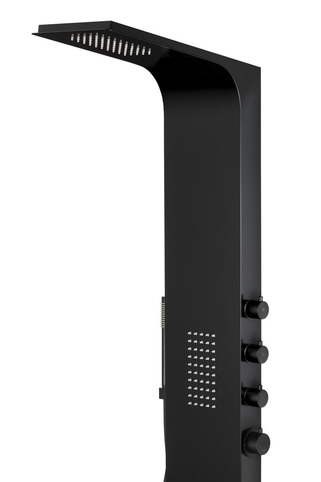 Panel prysznicowy Corsan DUO Mieszacz Czarny