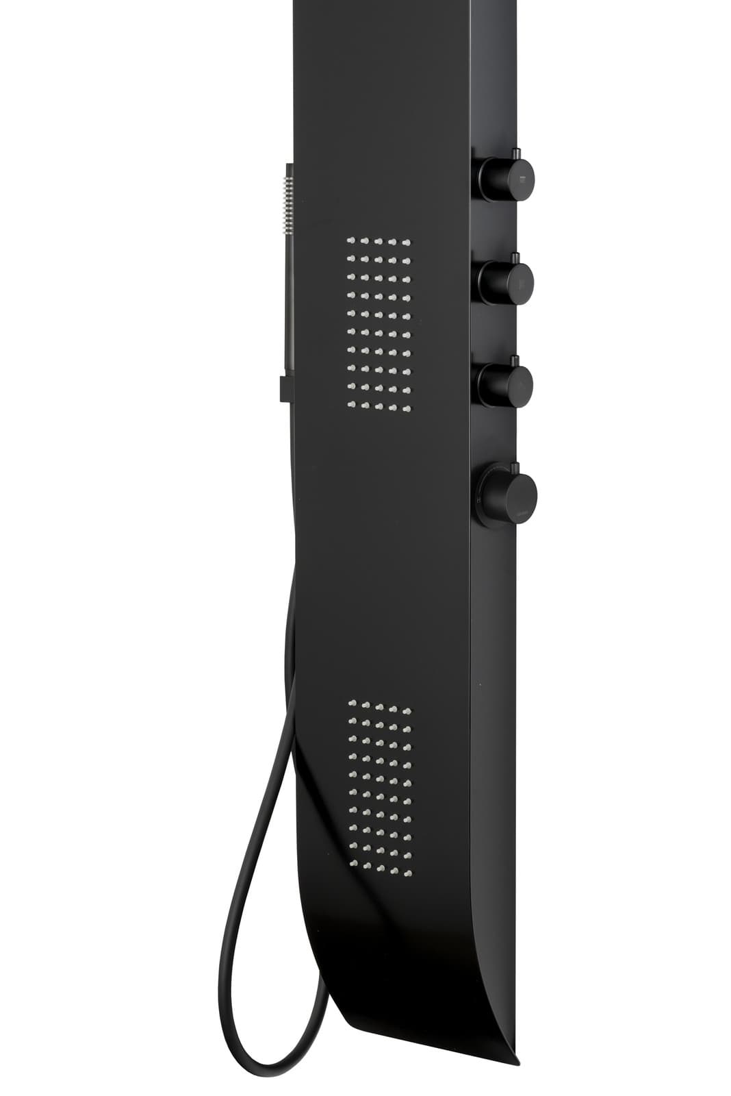 Panel prysznicowy Corsan DUO Mieszacz Czarny