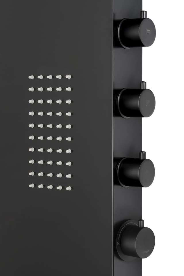 Panel prysznicowy Corsan DUO Mieszacz Czarny