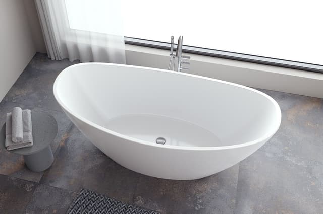 AVILA wanna wolnostojąca 180x87x65cm, biały