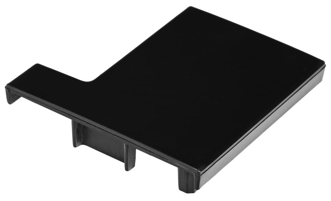 EASY BLACK zaślepka profilu ściennego, lewa