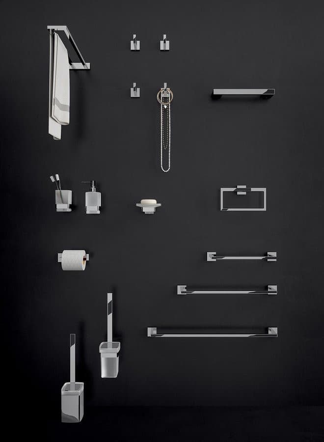 ELBA wieszak na ręczniki 350mm, chrom