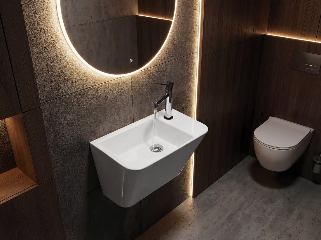 PRIMO umywalka ceramiczna 50x28 cm, biała