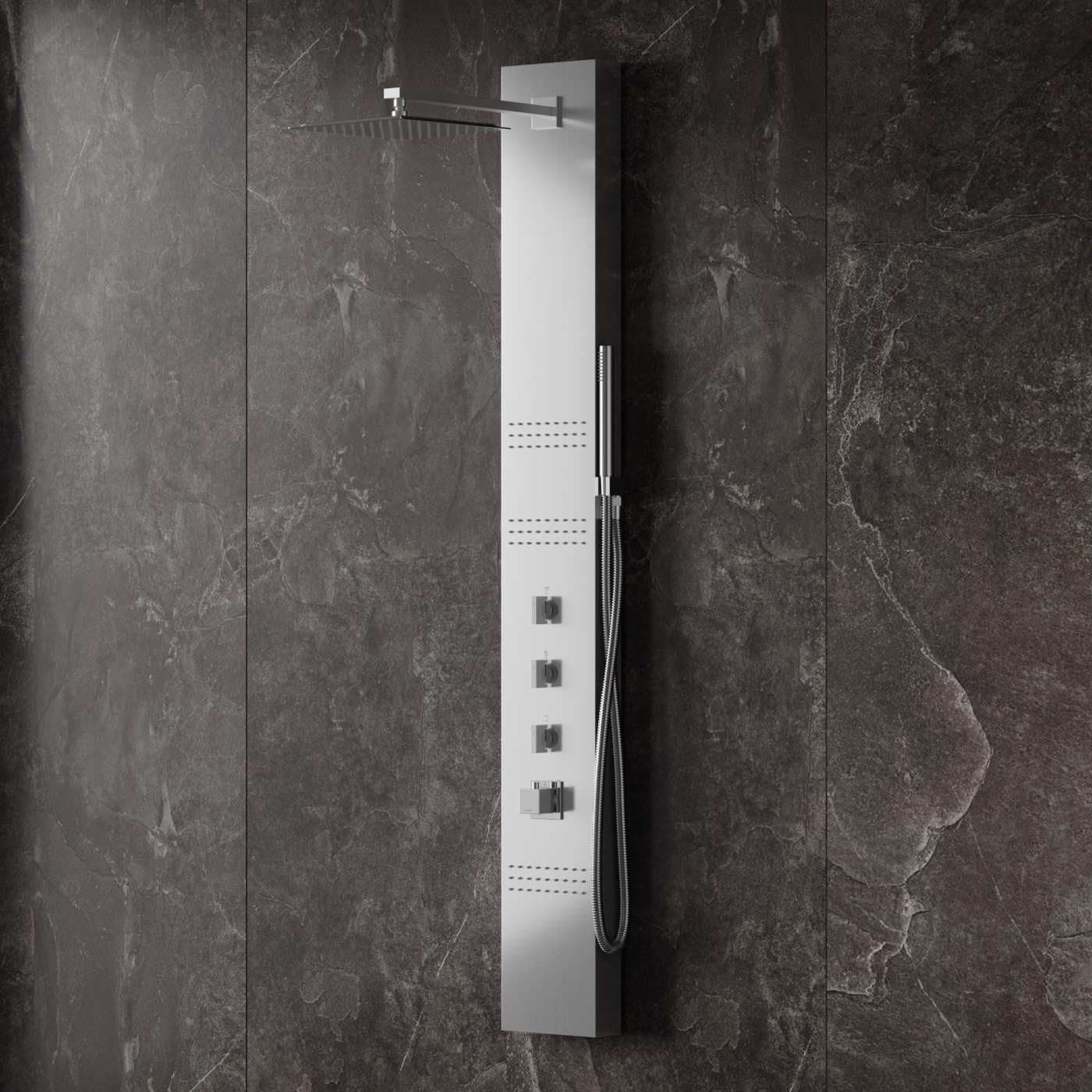 Panel prysznicowy Corsan NEO Mieszacz Stal