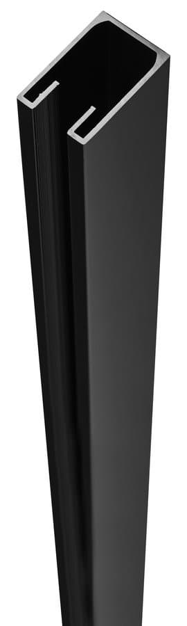 LUXOR BLACK profil ścienny, czarny mat