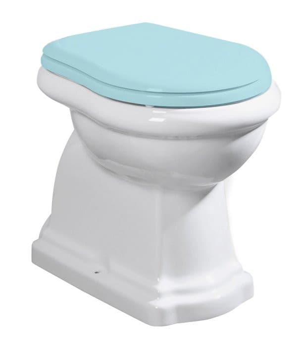RETRO misa WC, dolny odpływ, ceramiczna, biała (38,5x59cm)