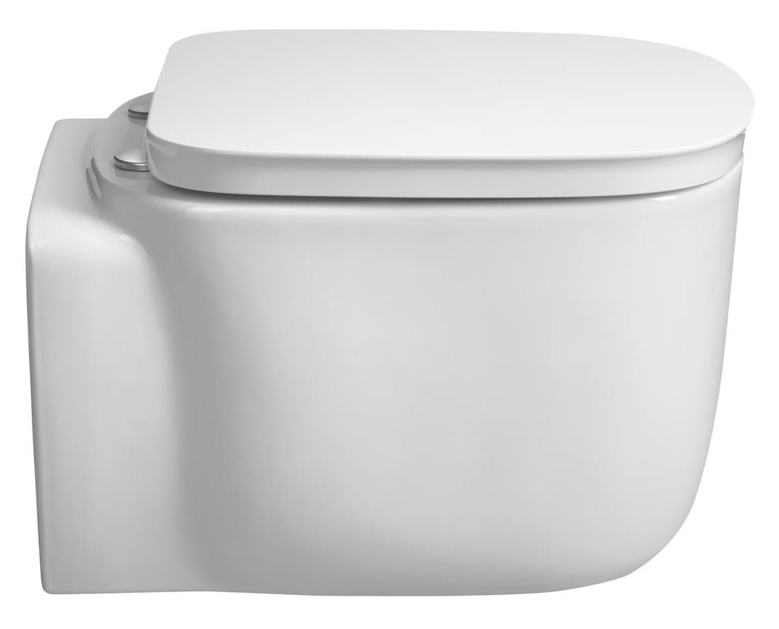ORGANIC WC wiszące, Vortex Rimless, 36x52cm, biały