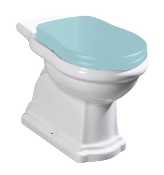 RETRO misa do WC z odpływem poziomym, ceramika 38,5x72 cm, biała
