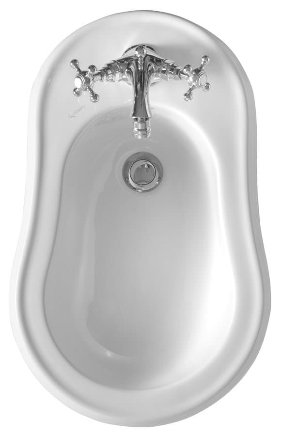 RETRO bidet 38,5x60cm, biały ceramiczny
