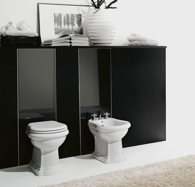 RETRO bidet 38,5x60cm, biały ceramiczny
