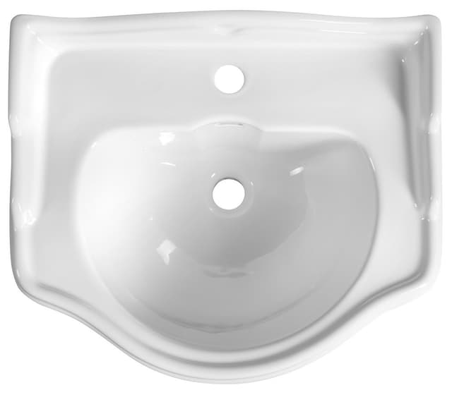 RETRO ceramiczna umywalka 56x46,5 cm, biała