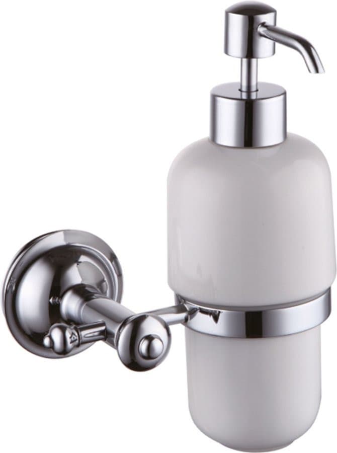 ASTOR dozownik mydła 300 ml, ceramika, chrom
