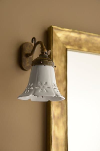 MARSALA oświetlenie E14 40W, 230V, klosz ceramiczny, brąz