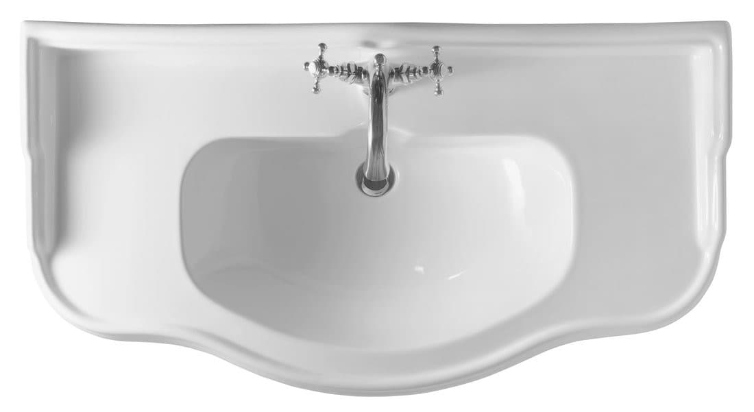 RETRO umywalka ceramiczna 100x54,5cm, biała