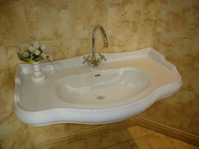 RETRO umywalka ceramiczna 100x54,5cm, biała