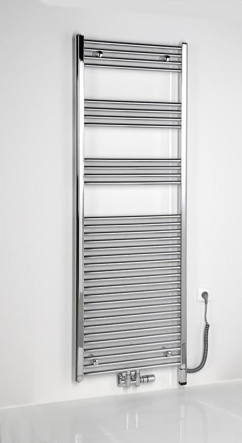 ONE D grzałka elektryczna z termostatem, 400 W, prawa, chrom