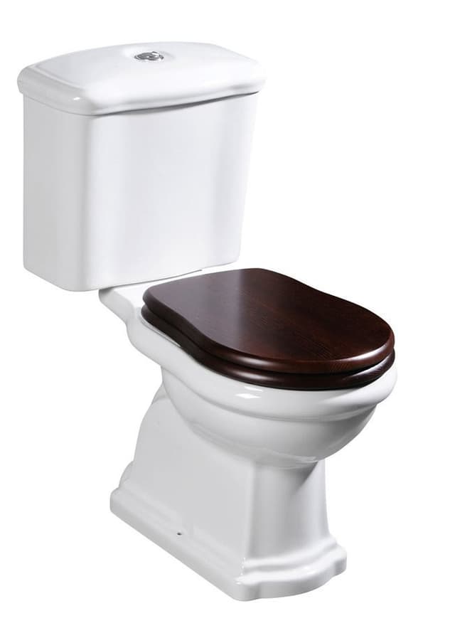 RETRO spłuczka do kompaktu WC, ceramika biała