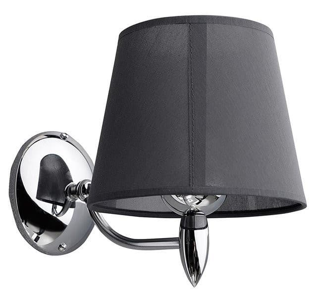 HANBO lampa ścienna E27 60W, 230V, chrom
