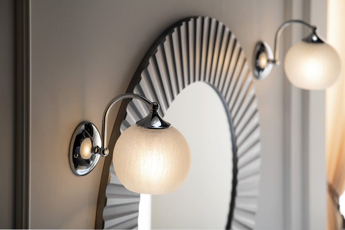 VERITA lampa ścienna E27 40W, 230V, chrom