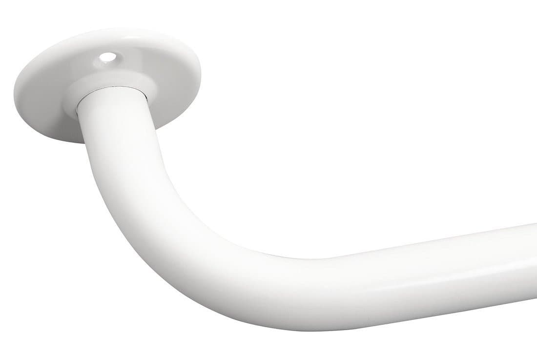 WHITE LINE wieszak na ręczniki, 60cm, biały, stalowy