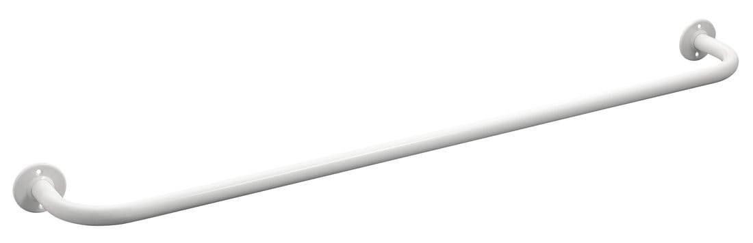 WHITE LINE wieszak na ręcznik, 80cm z jednym ramieniem, biały