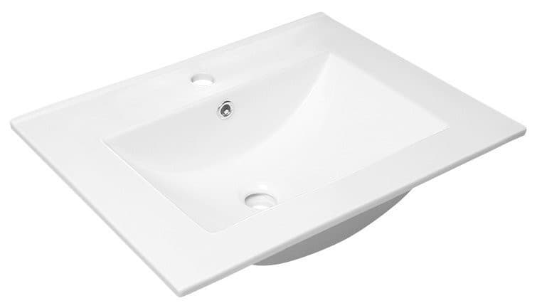 SLIM umywalka meblowa 60x46cm prostokątna, biała