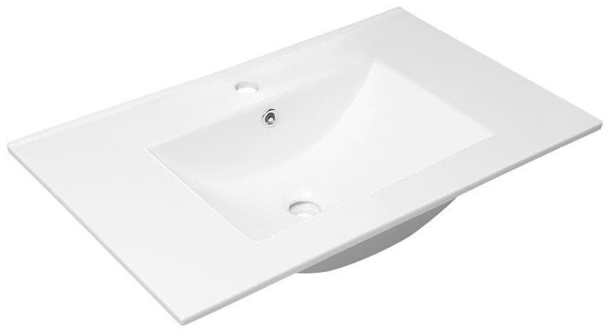 SLIM umywalka meblowa prostokątna 76x46cm, biała
